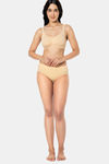 Amante Double Layered Non Wired Full Coverage Support Bra - Hazelnut — thumbnail 5