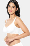 Amante Double Layered Non Wired Full Coverage Support Bra - White — thumbnail 2