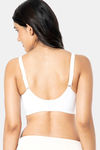 Amante Double Layered Non Wired Full Coverage Support Bra - White — thumbnail 3