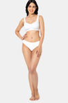 Amante Double Layered Non Wired Full Coverage Support Bra - White — thumbnail 5