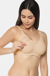 Amante Double Layered Non Wired Full Maternity / Nursing Bra - Hazelnut — thumbnail 3