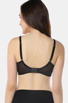Amante Double Layered Wired Full Coverage Super Support Bra - Black — thumbnail 3