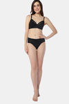 Amante Double Layered Wired Full Coverage Super Support Bra - Black — thumbnail 5
