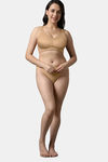 Amante Padded Non Wired Full Coverage Super Support Bra - Sandalwood — thumbnail 5