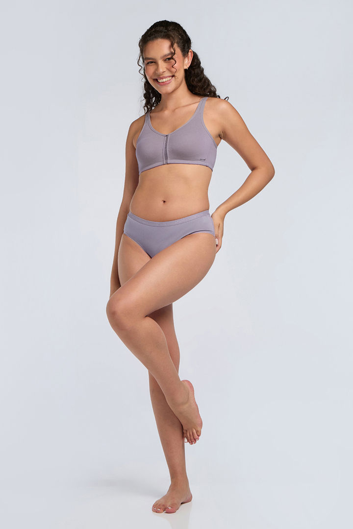 Amante Non Padded Non Wired Cotton Daily Support Bra - Nirvana — image 5