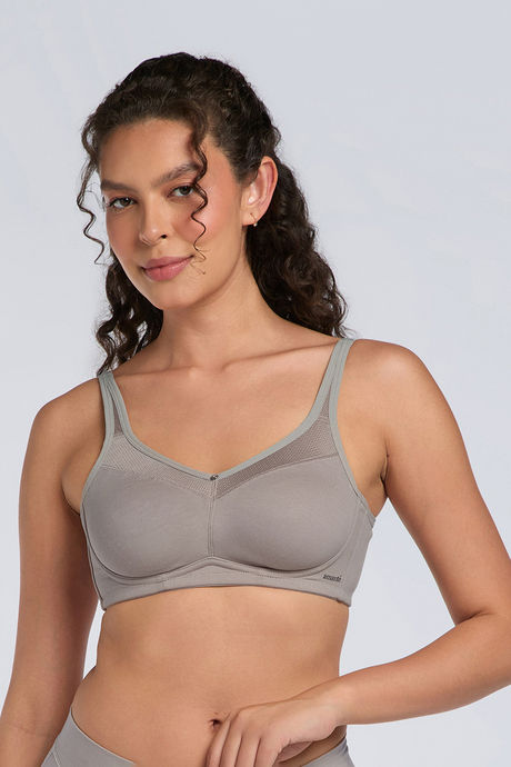 Buy Amante Non Padded Non Wired Cotton Smooth Back Bra - Etherea