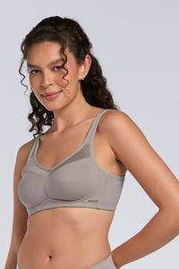 Amante Non Padded Non Wired Cotton Smooth Back Bra - Etherea — thumbnail 2
