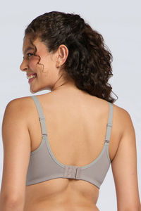 Amante Non Padded Non Wired Cotton Smooth Back Bra - Etherea — thumbnail 4