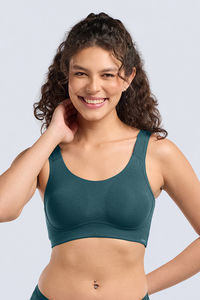 Amante Non Padded Non Wired All Day Lounge Bra - Mediterranea — thumbnail 1