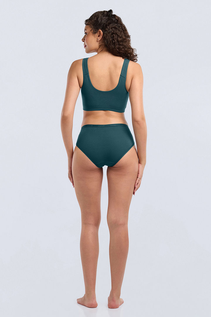 Amante Non Padded Non Wired All Day Lounge Bra - Mediterranea — image 7