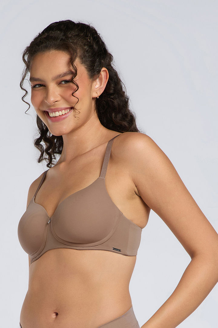 Amante Padded Non Wired Effortless Bliss Wirefree Bra - Beverfur — image 2