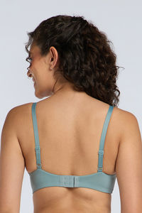 Amante Padded Non Wired Effortless Bliss Wirefree Bra - Slate — thumbnail 4