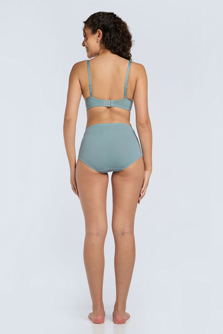 Amante Padded Non Wired Effortless Bliss Wirefree Bra - Slate — image 6