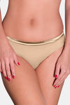 Amante Low Rise Three-Fourth Coverage Bikini Panty - Nude — thumbnail 1