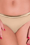 Amante Low Rise Three-Fourth Coverage Bikini Panty - Nude — thumbnail 3