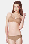 Amante Low Rise Three-Fourth Coverage Bikini Panty - Sandalwood — thumbnail 4