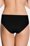 Amante Low Rise Three-Fourth Coverage Hipster Panty - Black — thumbnail 2