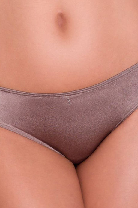 Amante Low Rise 3/4th Coverage Perfect Lift Bikini Panty - Grey — image 3