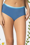 Amante Low Rise Full Coverage Ombre Essentials Boyshort - Blue — thumbnail 1