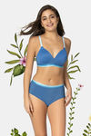 Amante Low Rise Full Coverage Ombre Essentials Boyshort - Blue — thumbnail 4