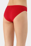 Amante (Pack Of 3) Bikini Low Rise Cotton Panty - Purple Beige Red — thumbnail 3