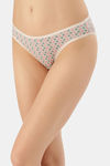 Amante (Pack Of 3) Bikini Low Rise Cotton Panty - Red Off-White Green — thumbnail 4