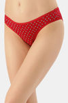 Amante (Pack Of 3) Bikini Low Rise Cotton Panty - Red Off-White Green — thumbnail 6