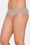 Amante Low Rise Three-Fourth Coverage Bikini Panty - Grey — thumbnail 2