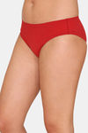 Amante Low Rise Three-Fourth Coverage Bikini Panty - Red — thumbnail 2