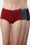 Amante High Rise Full Coverage Boyshort Panty (Pack of 3) - Multicolor — thumbnail 1