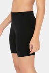 Amante Medium Rise Full Coverage Boyshort - Black — thumbnail 2