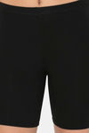 Amante Medium Rise Full Coverage Boyshort - Black — thumbnail 4