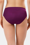Amante Low Rise Three-Fourth Coverage Bikini Panty - Plum Caspia — thumbnail 3