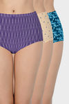 Amante High Rise Full Coverage Hipster Panty (Pack of 3) - Multicolor — thumbnail 1