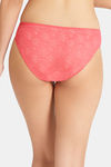 Amante Low Rise Three-Fourth Coverage Bikini Panty - Red — thumbnail 3