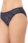 Amante Low Rise Three-Fourth Coverage Bikini Panty - Midnight — thumbnail 3