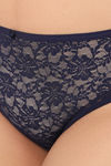 Amante Low Rise Three-Fourth Coverage Bikini Panty - Midnight — thumbnail 4