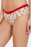 Amante Low Rise Three-Fourth Coverage Hipster Panty - Hum Bird Prt — thumbnail 2