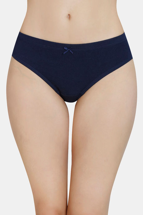 Amante Medium Rise Full Coverage Bikini Panty (Pack of 3) - Multicolor — image 2