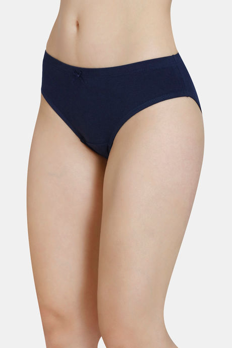 Amante Medium Rise Full Coverage Bikini Panty (Pack of 3) - Multicolor — image 3