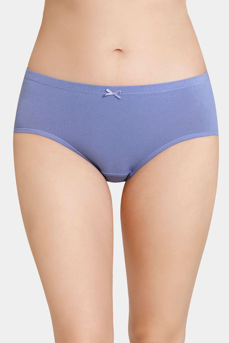 Amante Medium Rise Full Coverage Hipster Panty (Pack of 3) - Multicolor — image 3