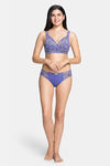 Amante Low Rise Three-Fourth Coverage Bikini Panty - Periwinkle — thumbnail 5
