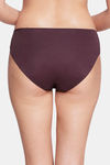 Amante Low Rise Three-Fourth Coverage Bikini Panty - Fig — thumbnail 2
