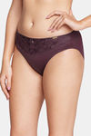 Amante Low Rise Three-Fourth Coverage Bikini Panty - Fig — thumbnail 3