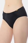 Amante Medium Rise Three-Fourth Coverage Hipster Panty - Black — thumbnail 4