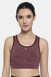 Amante Non Padded Sports Bra - Pomegranate — thumbnail 2