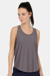 Amante Moisture Wicking Relaxed Tank Top - Lava Stone — thumbnail 1