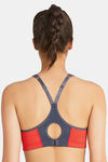 Amante High Impact Padded Easy Movement Sports Bra - Red — thumbnail 2
