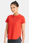 Amante Moisture Wicking Relaxed Top - Molten Lava — thumbnail 2