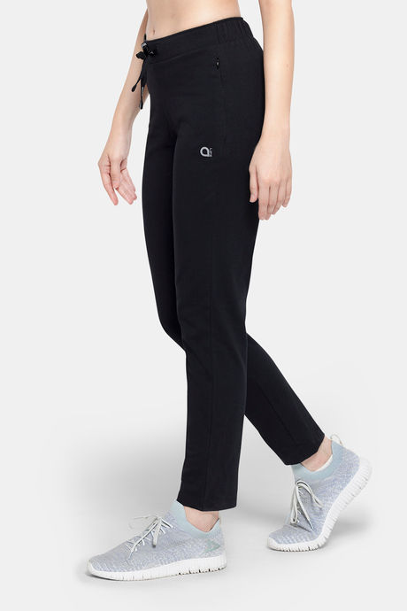Amante Relaxed Track Pants - Black — image 3